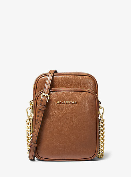 Jet Set Medium Pebbled Leather Crossbody Bag