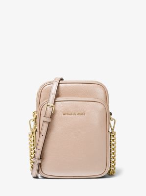 Jet Set Medium Pebbled Leather Crossbody Bag