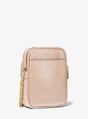 Jet Set Medium Pebbled Leather Crossbody Bag