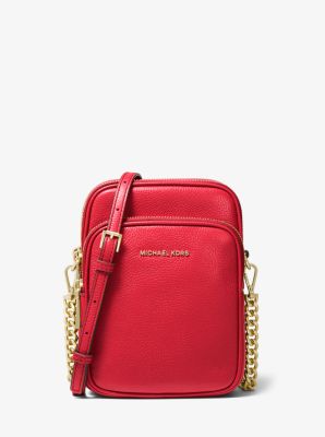 Jet Set Medium Pebbled Leather Crossbody Bag