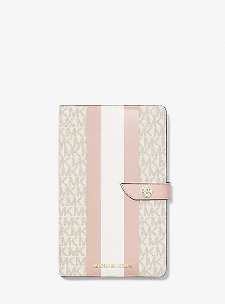 Medium Logo Stripe Notebook | 56397