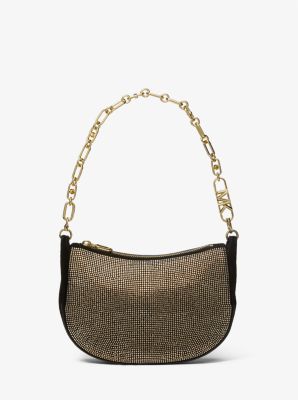 Kendall Small Embellished Suede Shoulder Bag