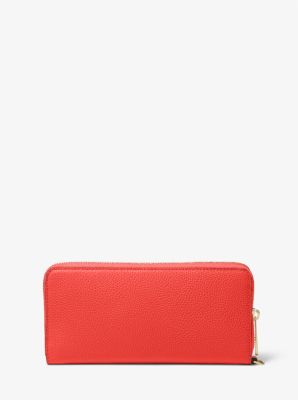 Crossgrain Leather Continental Wristlet