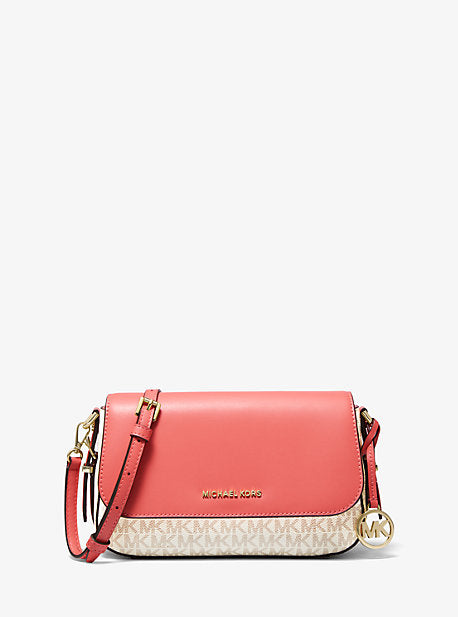 Bedford Legacy Large Logo and Pebbled Leather Crossbody Bag