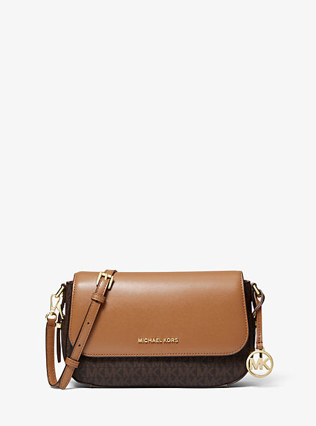 Bedford Legacy Large Logo and Pebbled Leather Crossbody Bag