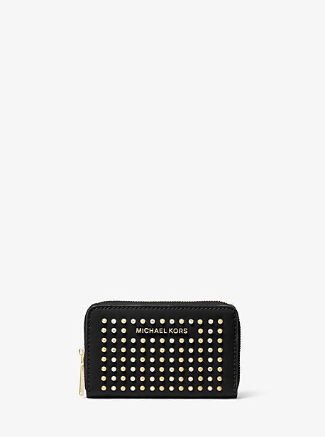 Small Studded Leather Wallet