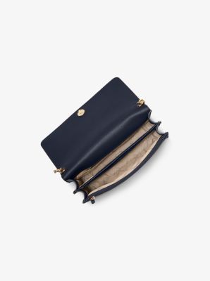 Daniela Large Saffiano Leather Crossbody Bag