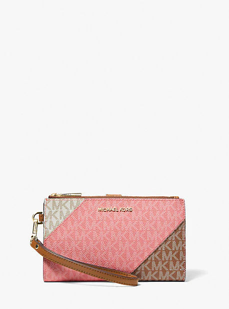 Michael kors color best sale block wallet