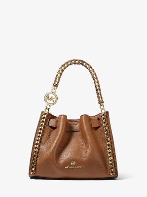 Mina Small Pebbled Leather Crossbody Bag | 55903