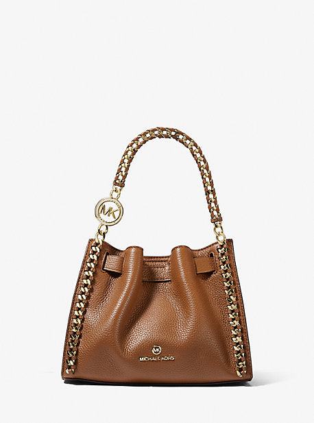 Mina Small Pebbled Leather Crossbody Bag | 55903