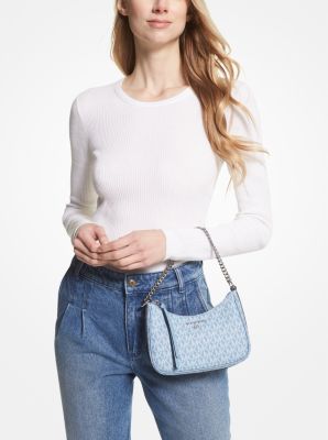 Jet Set Charm Small Logo Shoulder Bag