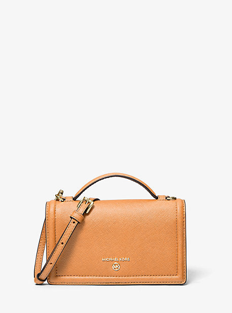 Jet Set Small Crossgrain Leather Smartphone Crossbody Bag