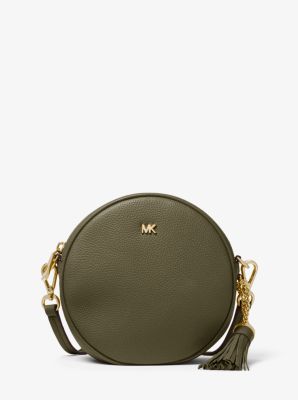 Pebbled Leather Canteen Crossbody