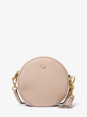 Pebbled Leather Canteen Crossbody