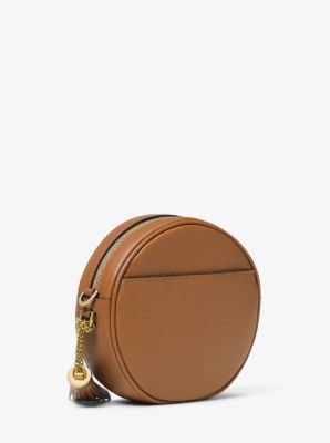 Pebbled Leather Canteen Crossbody