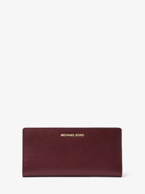 Large Saffiano Leather Slim Wallet