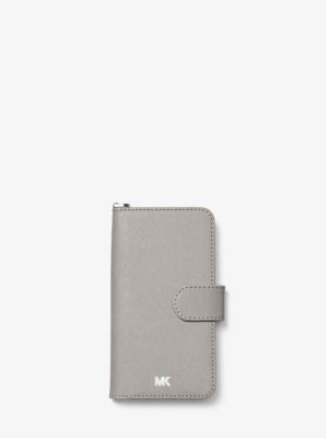 Saffiano Leather Folio Case for iPhone 7/8