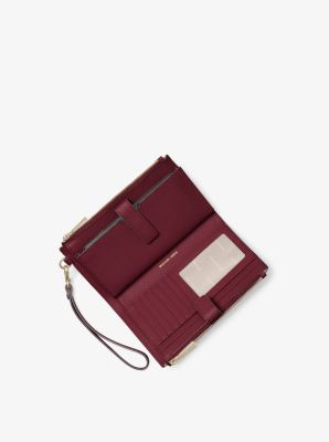 Adele Pebbled Leather Smartphone Wallet