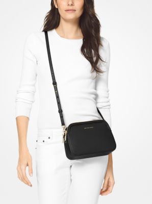 Houston Large Crossgrain Leather Crossbody Bag