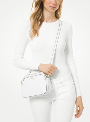 Houston Large Crossgrain Leather Crossbody Bag