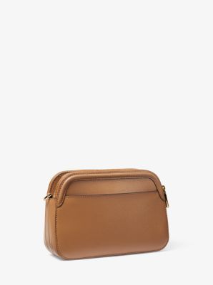 Houston Large Crossgrain Leather Crossbody Bag