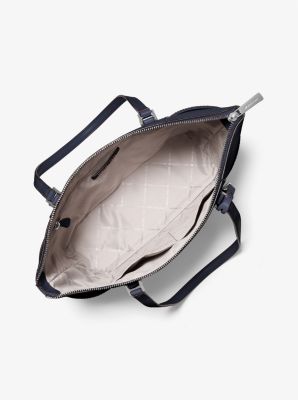 Michael Michael Kors Charlotte Large Saffiano Leather Top Zip Tote Bag