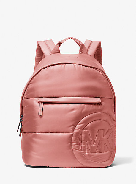 Rae Medium Quilted Metallic Nylon Backpack