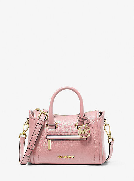 MICHAEL KORS CARINE EXTRA-SMALL PEBBLED LEATHER selling SATCHEL