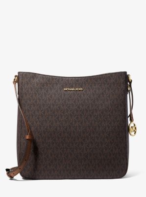 Michael kors jet set hot sale travel large logo messenger