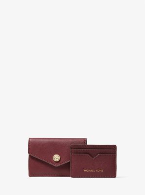 Small Saffiano Leather 3-in-1 Card Case