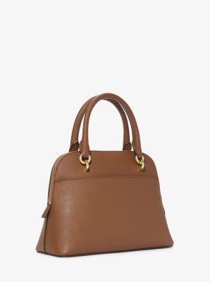 Jet Set Travel Medium Saffiano Leather Dome Satchel