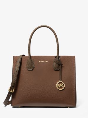 Michael michael kors mercer large pebbled accordion on sale tote