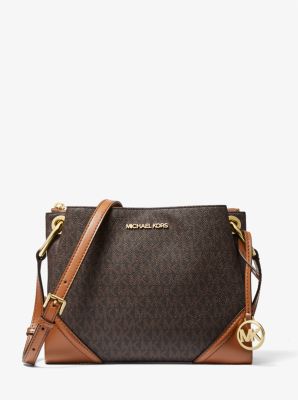 Nicole Large Logo Crossbody Bag