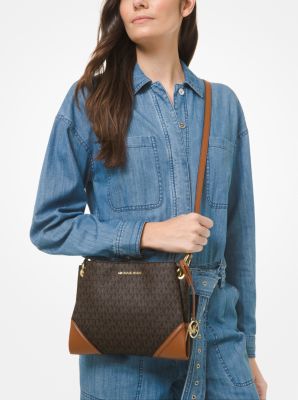 Nicole Large Logo Crossbody Bag