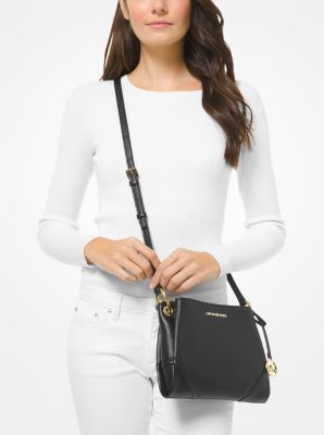 Nicole Large Pebbled Leather Crossbody Bag