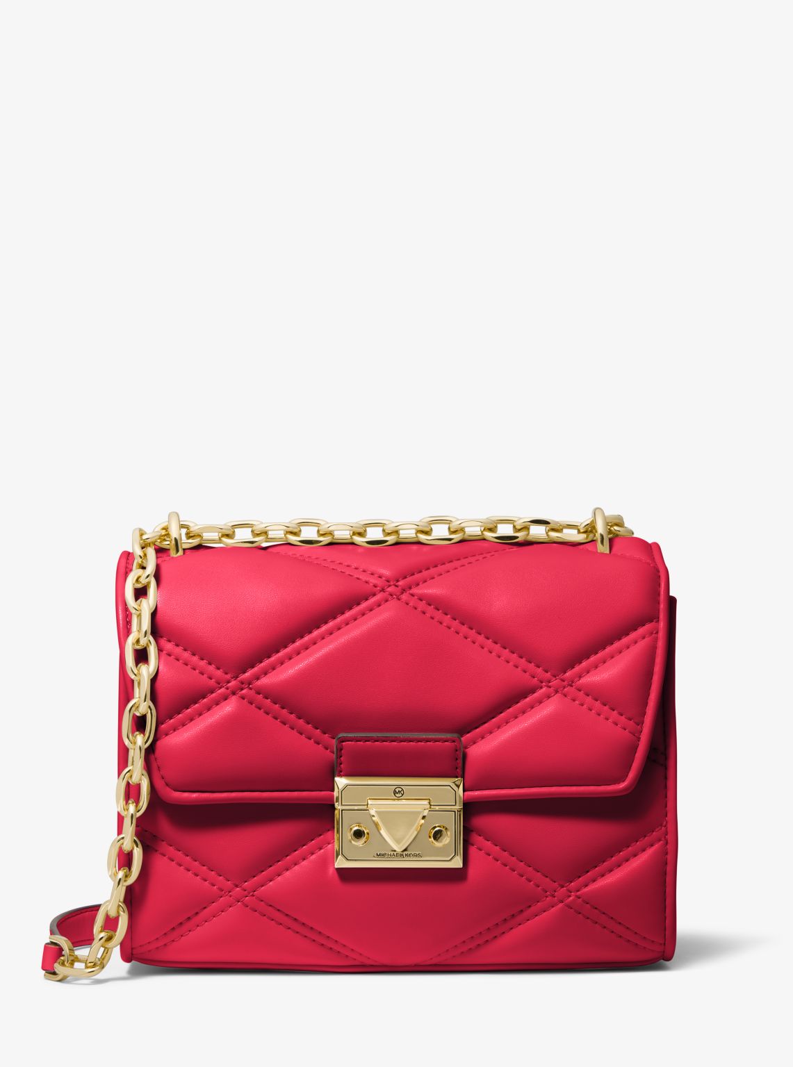 Serena Small Quilted Faux Leather Crossbody Bag | 56021
