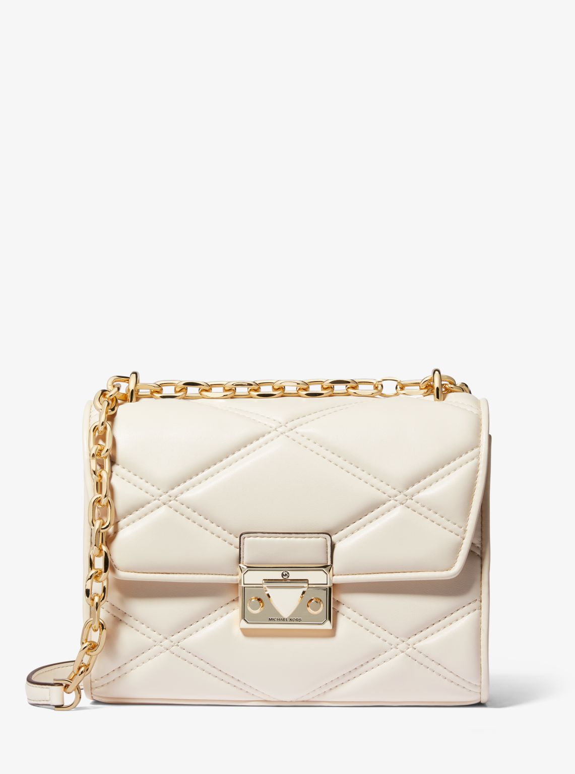 Serena Small Quilted Faux Leather Crossbody Bag