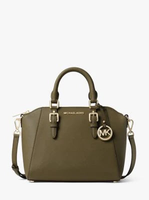 Ciara Medium Saffiano Leather Satchel Michael Kors Pre Loved