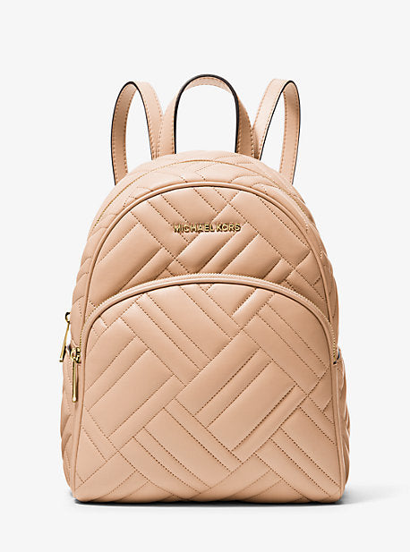 Michael michael kors abbey medium quilted leather on sale backpack