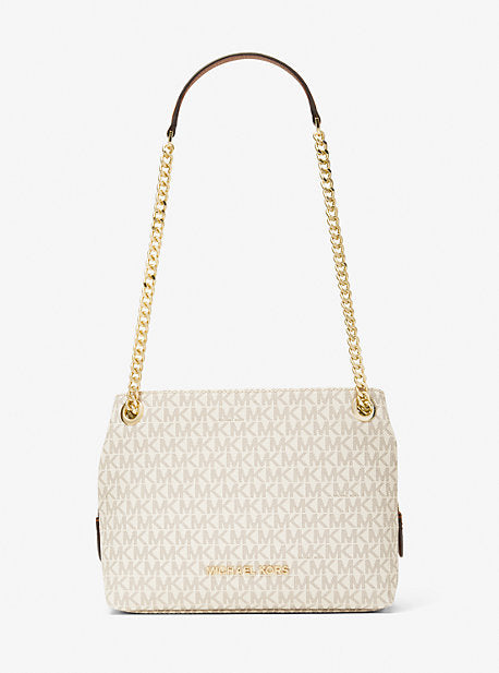 Jet Set Medium Logo Chain Shoulder Bag