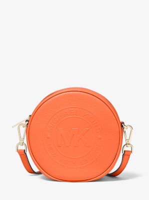 Fulton Small Logo Debossed Leather Canteen Crossbody Bag