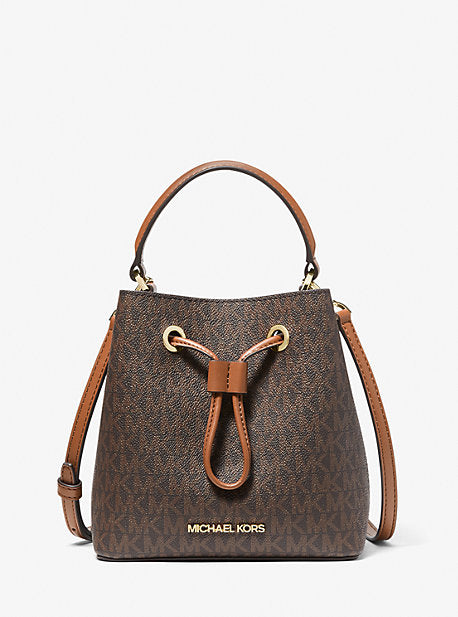 Michael Kors Suri Bucket Logo high quality MD Satchel