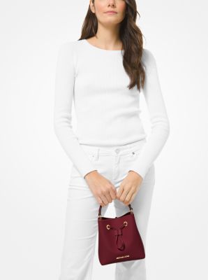 Suri Small Saffiano Leather Crossbody Bag