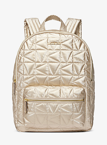 Winnie Large Metallic Quilted Backpack