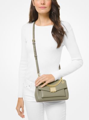 Michael michael kors lita discount medium leather crossbody bag