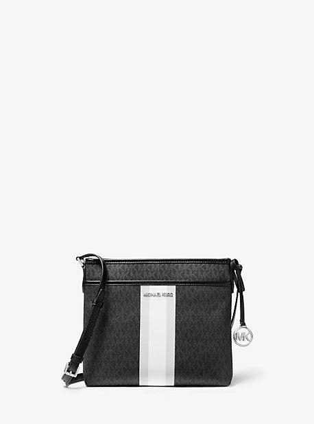 Bedford Small Logo Stripe Crossbody Bag – Michael Kors Pre-Loved