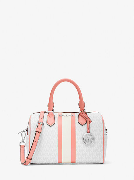 Bedford Small Logo Stripe Satchel