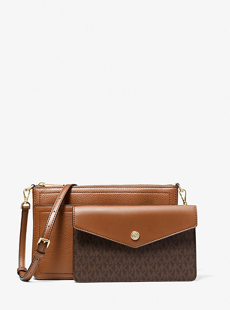 Maisie Medium Pebbled Leather 3-in-1 Crossbody Bag