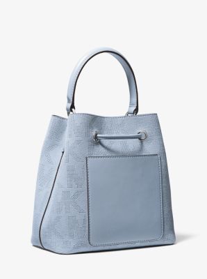 Michael Kors Suri Small Logo Crossbody Bag In Blue | ModeSens