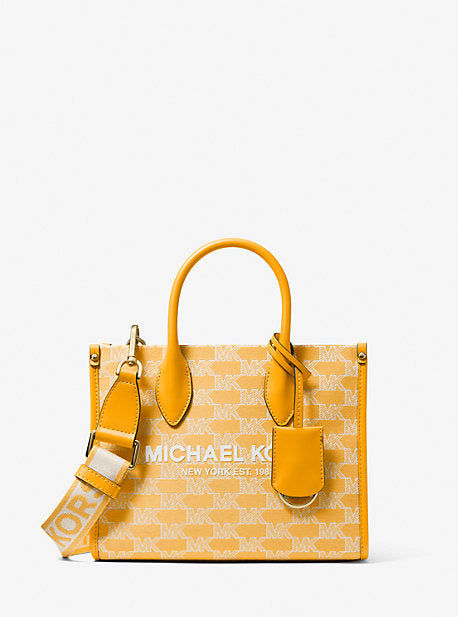 Michael Kors Mirella Small Logo Jacquard Crossbody Bag